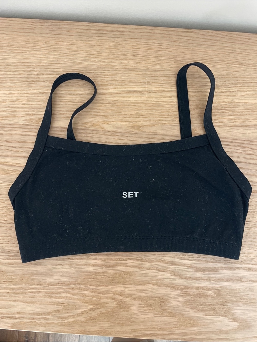 SET Active Sportbody Scoop Bra Onyx Black